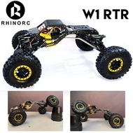 Rhino W1 RTR Chassis 317mm 1/10 Shafty Crawler Rig with MOZA 1.9 Inch Tires Brass Wheels