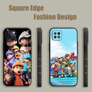 Casing For Redmi Note 11 11t 11s Pro Plus Boboiboy Galaxy Heroes And Friends JVB04 Phone Case Square Edge