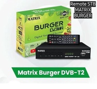 Remote Set Top Box Matrix Burger DVB-T2