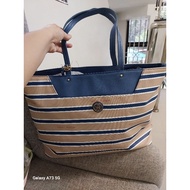 Tommy Hilfiger Blue stripe with pouch bag