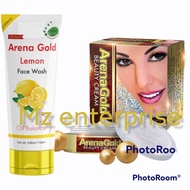 Arena Gold Acne Whitening Face wash Lemon Facewash / Facial Cleanser + Arena Beauty Cream + Arena So
