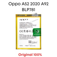 แบตเตอรี่ Oppo A52 2020 A92 BLP781 Original 100% แบตออปโป้ สินค้าแท้