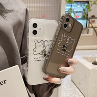 Simple Black and White Transparent Side Soft Silicone Cute Casing IPhone 15 15plus 15pro 15promax   13 Pro Max 14 14plus 14pro 14promax 12Mini 12 12Pro 12Pro Max 11 11Pro 11ProMax XS Max XR XS Case for IPhone 8 Plus  7 Plus Fashion Phone Cover