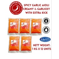PEPPERTORY SPICY GARLIC SAUCE (SPICY AIOLI) 12KG