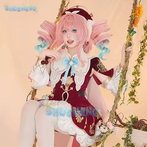 Honkai: Star Rail Hyacine Cosplay Costume Hyacinthia Uniform Halloween Carnival Party Christmas Play