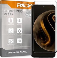 REY Pack of 2 3D Tempered Glass Screen Protectors for Huawei NOVA 12i 4G, Black, Screen Protector 9H