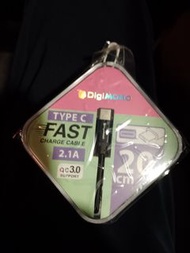 DigiMomo 20cm fast charge cable 充電線 type C