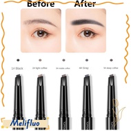 MELIFLUO Eyebrow Pen, Double Head Women Eyebrow Tattoo Pencil, Makeup Tool Natural Longlasting Autom