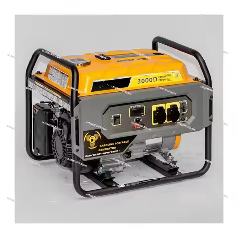 3kVA 2kW 5kW 6kVA Electric Start Petrol Generator for Home / 2000W 220V 3500W 3kW Power Small Portab