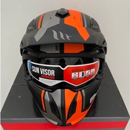 FULLFACE MTHELMETS STREETFIGHTER SV TWIN C4 MATT FLUOR ORANGE