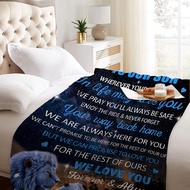 Son Gifts-Son Blanket Mom And Dad-Son Birthday Gifts From Mo discount