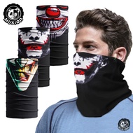 Musion Joker Mask Sun Protection Topeng Joker Rider Neck Mask Elastic Buff Bandana Topeng Badut Clow