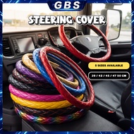GBS Truck Lorry Steering Cover 39CM 42CM 45CM 47CM 50CM Cover Steering Universal Sarung Stereng Trai