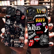 HK-9 Beatles Glass KACA Casing for Infinix Smart Hot Note 50 40Pro 7 50Pro 40i 50i 30i 10 6 Infin 9 