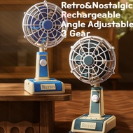 Large Capacity Portable Fan Strong Wind Usb Fan,8-inch Rechargeable Desk Fan Desk Stroller Fan Or Cl