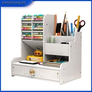 Wooden Stationary Storage Rack Pen Holder Box Rak Alat Tulis Rak Pen Rak Office Rak Sekolah