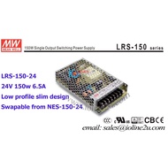 Meanwell Mean well LRS-150-24 AC to DC 24v 6.5a 150w switching-power supply unit Low profile Slim PS