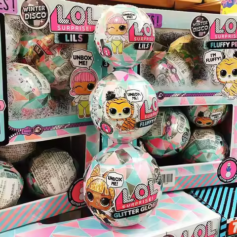 LOL Surprise Plush Pet Winter Disco Series with Removable Fur In A Variety of Colors