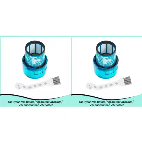 N98R 2X True HEPA Premium Filter Replacement For Dyson V15 Detect/V15 Detect Absolute Vacuum Attachm