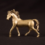 Feng Shui Display Statue, Bronze Decoration in the Shape of a Horse (Size: 6.4 x 5.1cm)