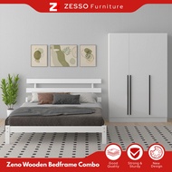 🔥FREE SHIPPING🔥 Zesso 2IN1 Zeno Wooded Bedroom Set /Set Bilik Moden / Bedroom Set Moden/Bedroom Set 