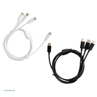 【seve*】 USB C to Multi 3 in 1 USB Long Charger Cable 1M/3.28ft Charging Cord Universal Multiple Port