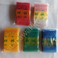 Plastic clips 7x10 100 pcs 7 x 10 cm SMPI ziplock/s plain color 10x7 zipper/s