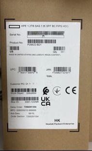 HPE 1.2TB SAS 10K SFF BC FIPS HDD