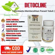 Detocline 100 Asli Original Herbal Obat Pembasmi Parasit Racun Dalam