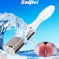 ZAIJIEEE Foot Sander, Comfortable Handle Silver Foot Rasp,  Non Slip Stainless Steel Pedicure Tool f