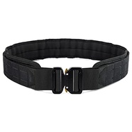 WOLF TACTICAL Molle Battle Belt – War Belt Battle Belts Tactical Gun Belt Duty Belt 2” Quick-Release