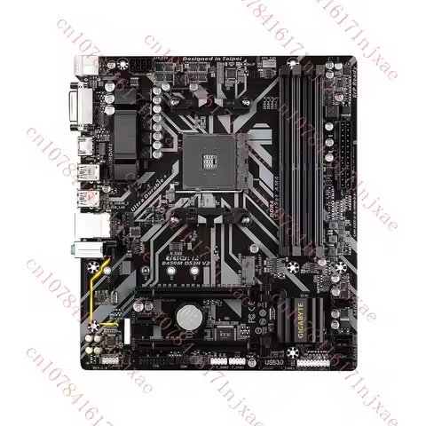 FOR GIGABYTE B450M DS3H V2 64GB HDMI AMD AM4 DDR4 Motherboard Test OK.