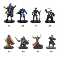 Crayon Board Game Model Dungeons and Dragons DND Master Vampire Mouseman Dwarf Medusa Fire Elf