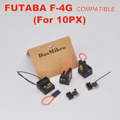 FUTABA F-4G Mini Standard Compatibe 4CH Receiver SUPER RESPONSE For RC 10PX Transmitter Racing Car M