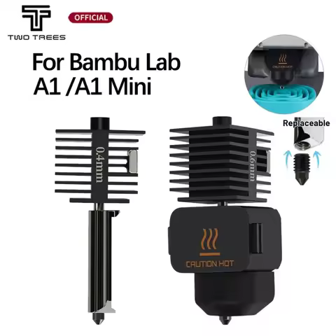 Hotend Kit For Bambulab A1 Mini Nozzle For Bambu Bamboo Lab 3d Printer 0 4mm