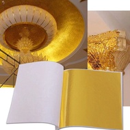 200pcs Metallic Gold Foil Leaf Paper Foil Paper Decorating Gilding Furniture