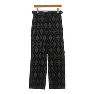 Pants black argyle