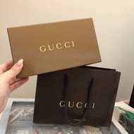 Gucci專櫃長夾紙袋+盒子