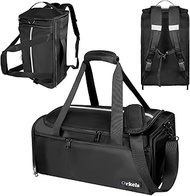 ORKELS 29L Gym Bag with Shoe Compartment, Sports Duffle Bag for Men, Travel Backpack with Wet Pocket