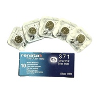 SG stock Renata 371 SR920 SR920SW Watch Battery. Made in Switzerland Button Cell Batteries
