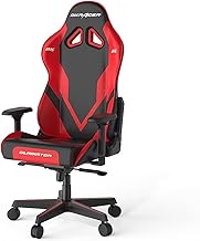 DXRacer G Series Modular Gaming Chair with Removable Seat Cushion and 4D Metal Armrest (Black &amp; Red)