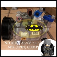 ACM  DENSO AUDI A6 YEAR 2014, AUDI S6 6SBU14C 6PK COMPRESSOR (1 PIN) - 0370 ACM
