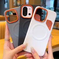 Applicable OnePlus13T Phone Case Heat Dissipation1+13t Magnetic Shell1plus13t Leather protective cas