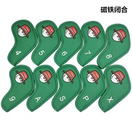 Golf Iron Cover Iron Head Cover golf Club Cover Protective Cover Cartoon Ball Head Cover Iron Set