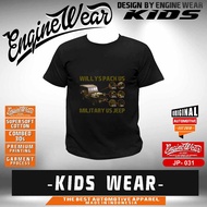 Jeep kids t-shirt willys car t-shirt JK rubicon 4WD wrangler CJ7 4x4 automotive offroad clothes JP03