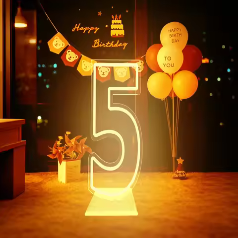 100cm neon sign 3500k neutral light numbers and letters can stand and be used as background decorati