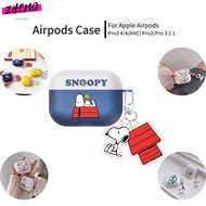 Snoopy For Airpods Pro3 Case Airpods 4/4(ANC) Shockproof TPU Earphone Cover For AirPods Pro3 4/4(ANC
