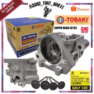 TOBAKI SUPER HEAD LC135 19/22 GOFT CNC PORTING SUPERHEAD RACING TAHAN PANAS HIGH PERFORMANCE TOBAKI 