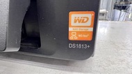 二手 synology NAS  ds1813+ 1813+ 1813  (非DS1821+ DS1815+ DS1812+ ) 其中兩個硬碟架無佐兩邊固定膠條(可以扭螺絲)