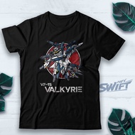 Valkyrie 1s macross Vintage Skull Squadron TSHIRT DISTRO CLOTHES